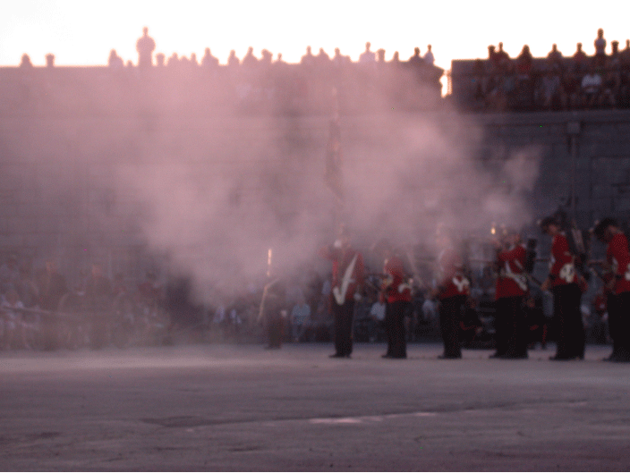 Battle-during-the-Sunset-Ceremony-at-Kingston's-Fort-Henry