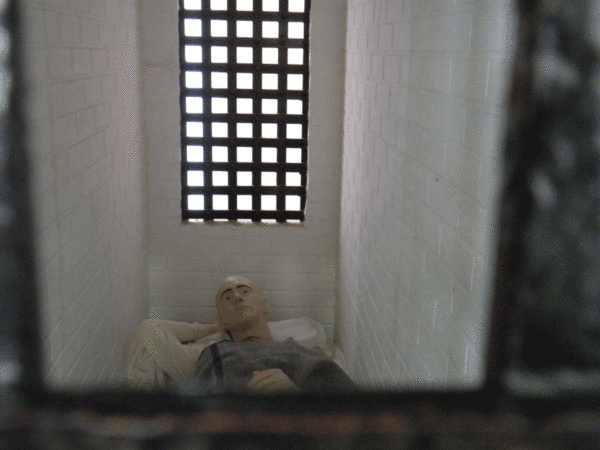 29" wide jail cell inside the walls of Kingston Pen - www.incredible-kingston.com